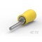 Te Connectivity Pin Terminal, 0.4 mmÂ², Nylon Insulated, Yellow 165514-1 - alternate 1